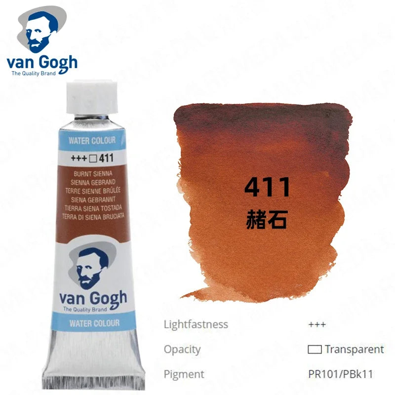 Talens Van Gogh – peinture aquarelle, Tube de 10ml,