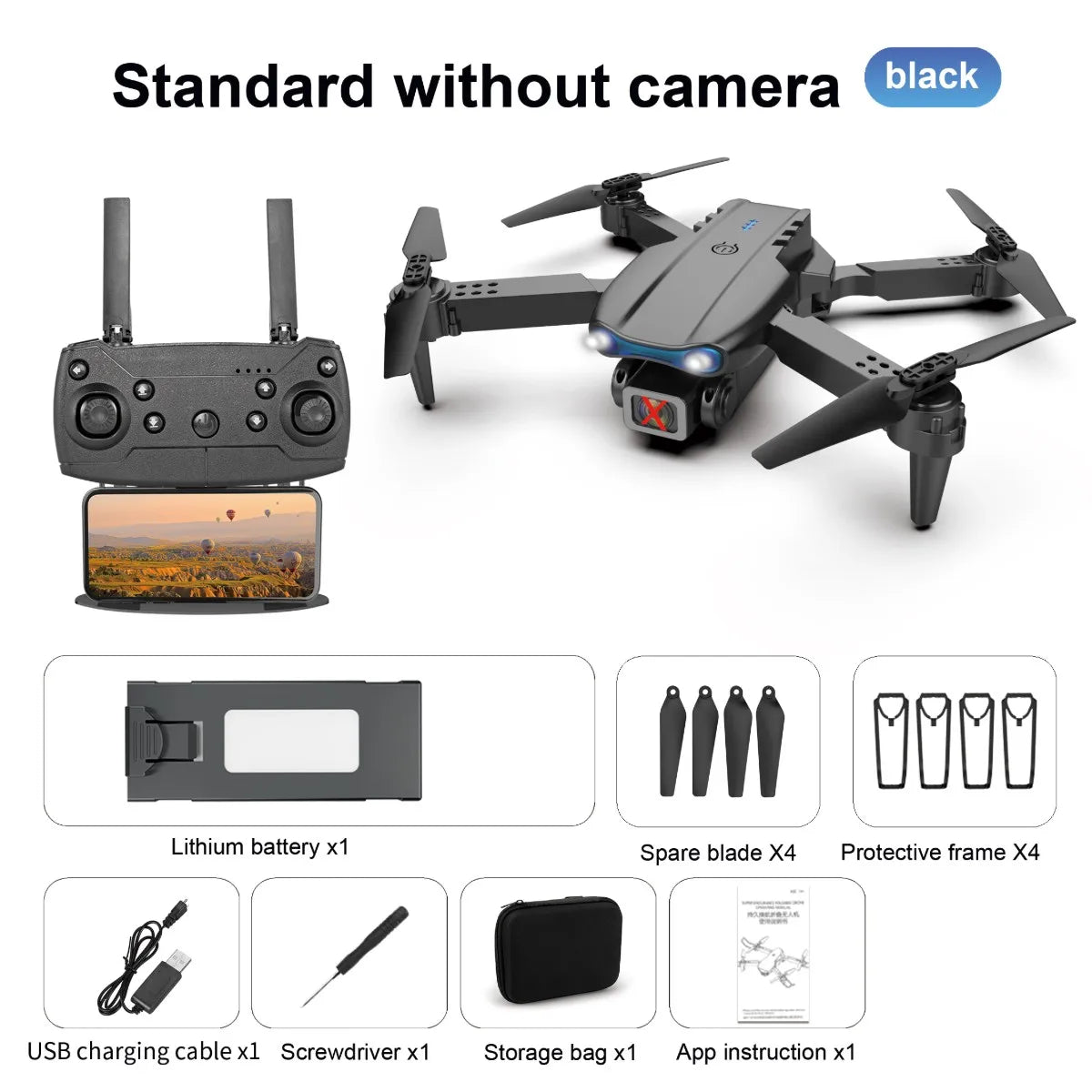 E99 K3 Pro 4k Drone HD caméra grand Angle Mode de maintien élevé pliable Mini Dron WIFI photographie aérienne RC quadrirotor jouets hélicoptère
