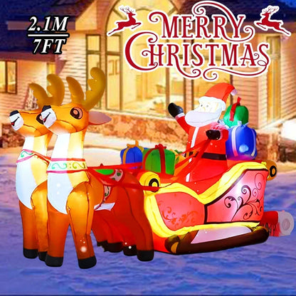 Jouet de décoration gonflable de noël, lumières LED intégrées, modèle gonflable, ornement, fête de noël, nouvel an, jardin, décoration intérieure et extérieure