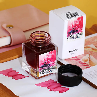 moonman - poudre d'or encre colorée trempée dans le stylo plume 20 ml