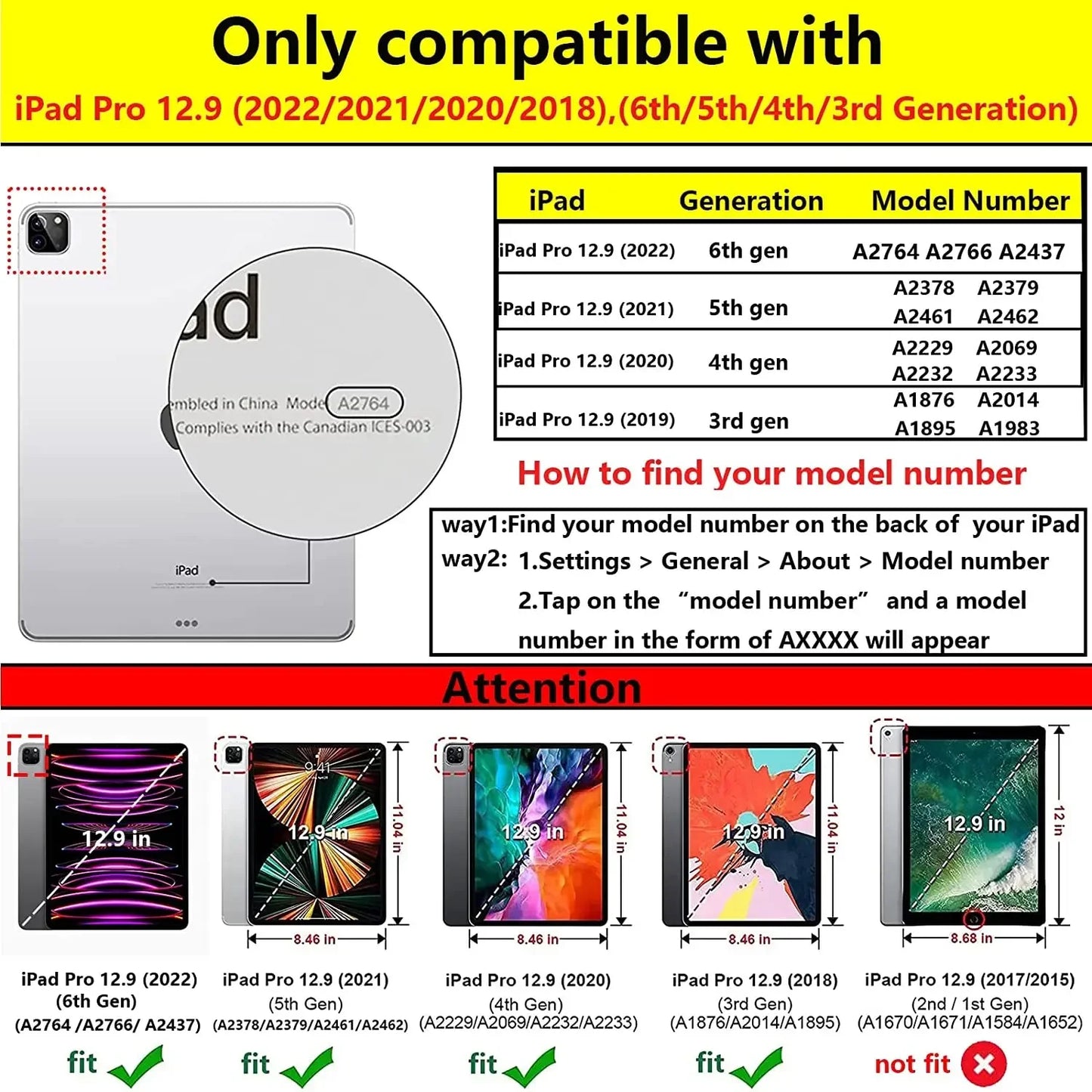 Étui à rabat pour iPad Air