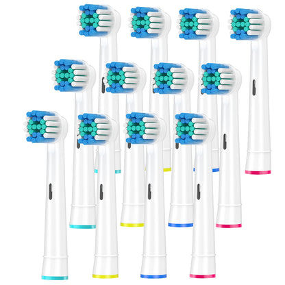 Tête de brosse à dents Compatible avec la brosse à dents électrique Oral b Braun, têtes de brosse de remplacement de précision pour Pro Smart Genius, Effici