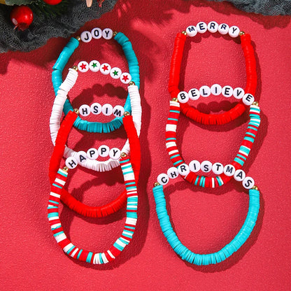 rinhoo - Bracelets de perles en argile polymère