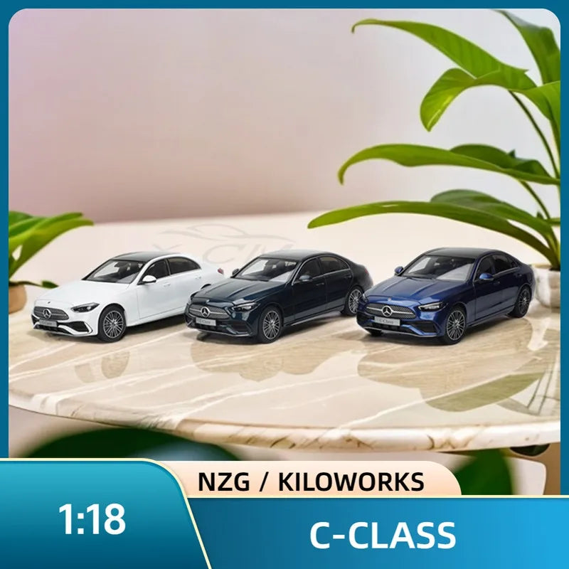 Modèle de voiture moulé sous pression Kilo Works / NZG Classe C Classe C 1:18 + PETIT CADEAU!! !