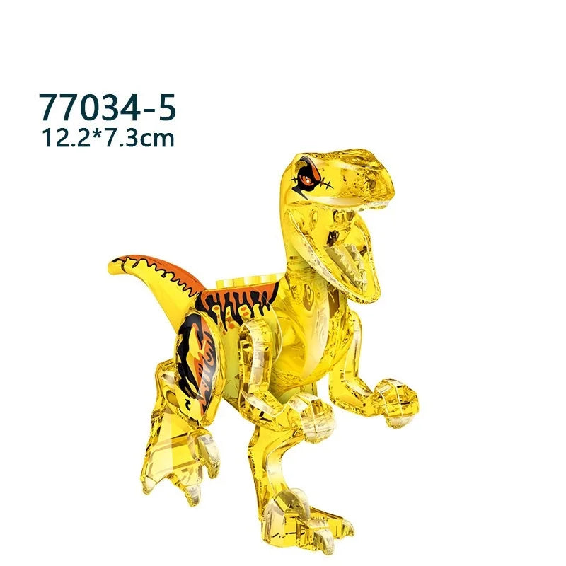 Mini bloc de construction jouet dinosaure jurassique Puzzle Animal tyrannosaure Rex ptérosaure bloc de construction jouet cadeau pour enfants