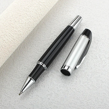 MONTE MOUNT - Stylo à bille 0.7mm argenté et noir de haute qualité