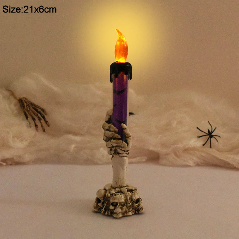 Lumière LED Mains Fantômes Sons pour Halloween, Accessoires d'Horreur pour Maison Hantée, Fournitures de Décoration pour ixJoyeuse