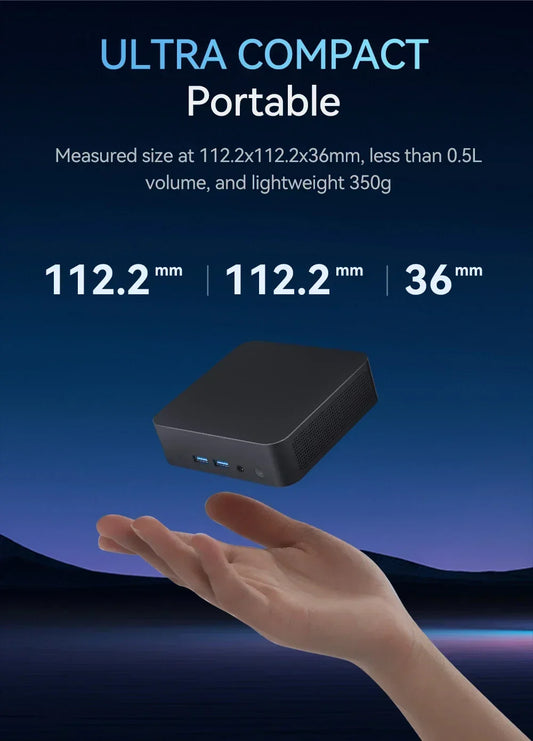 2025 New Windows 11 Intel N5095A/I9-8590HK Desktop/Home Use Computer BT5.2 Mini PC 16GB 2TB SSD Portable Mini Gaming PC