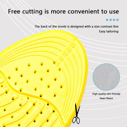 Semelles intérieures respirantes en mousse à mémoire de forme pour hommes et femmes, coussinets inconnu de la sueur, inserts de chaussures de course, soins des pieds, HD1, taille 35-45
