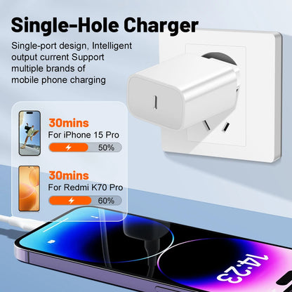 Chargeur USB C Type C 20W