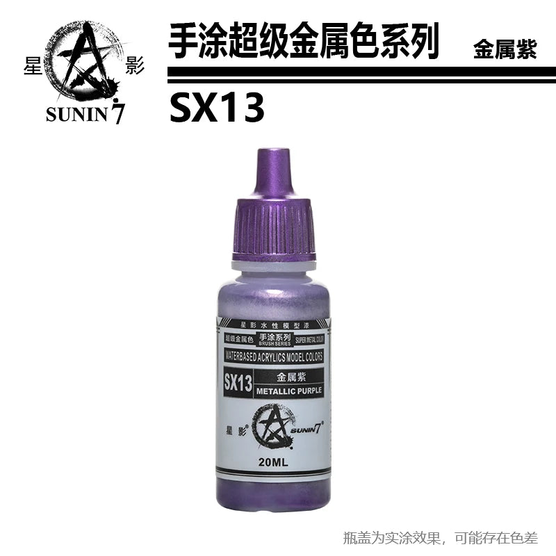 Pigment de peinture de document métallique, affaires militaires, jouets en argile faits à la main, modèle de revêtement à la main, coloration stylo SX01-SX024 revêtement Staline