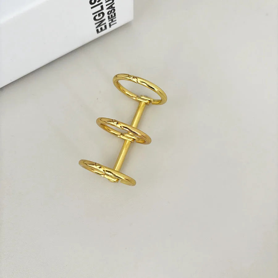 A6 eau ondulation ligne épaisse acrylique feuilles mobiles classeur couverture bricolage