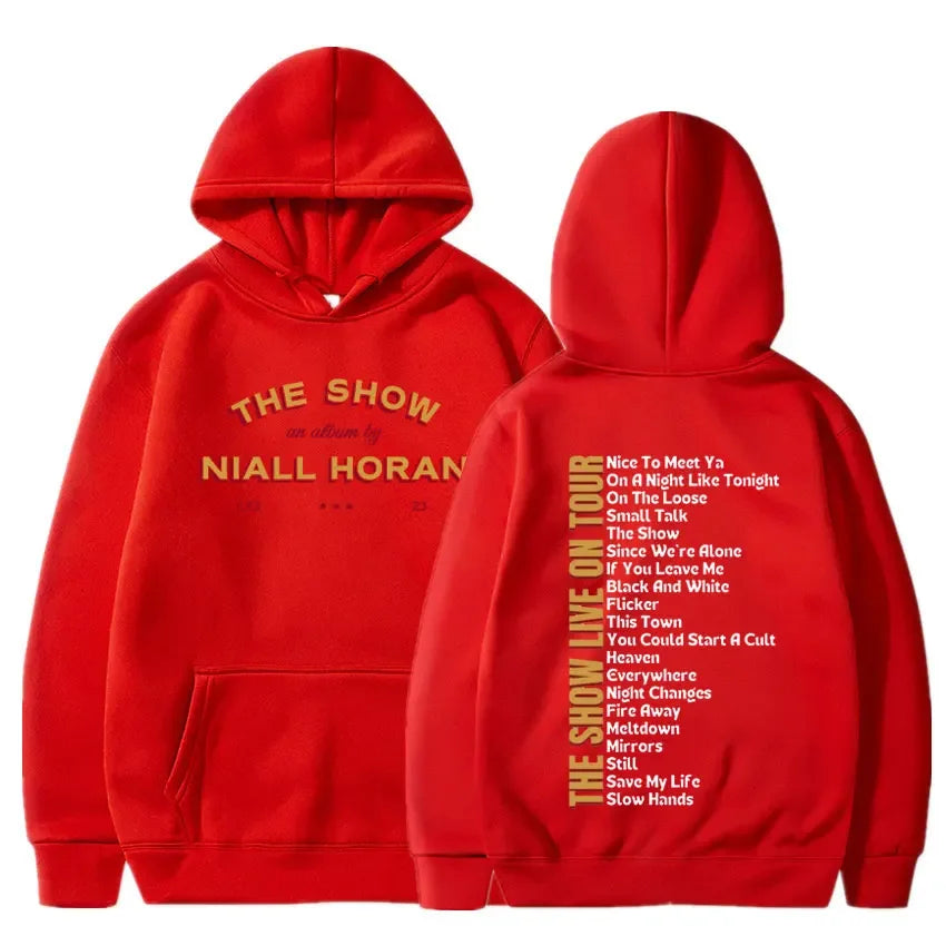 Niall Horan 2024 le spectacle vivre sur la tournée esthétique surdimensionné sweat hommes femmes Hip Hop Vintage Concert sweat à capuche Fans cadeau