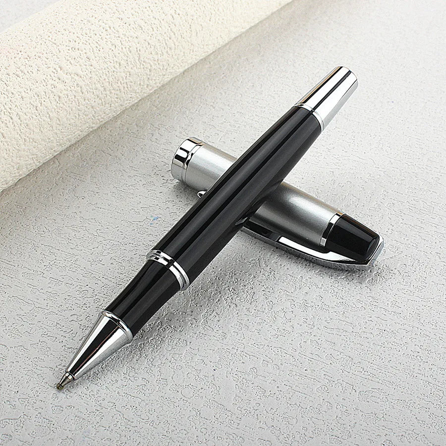 MONTE MOUNT - Stylo à bille 0.7mm argenté et noir de haute qualité