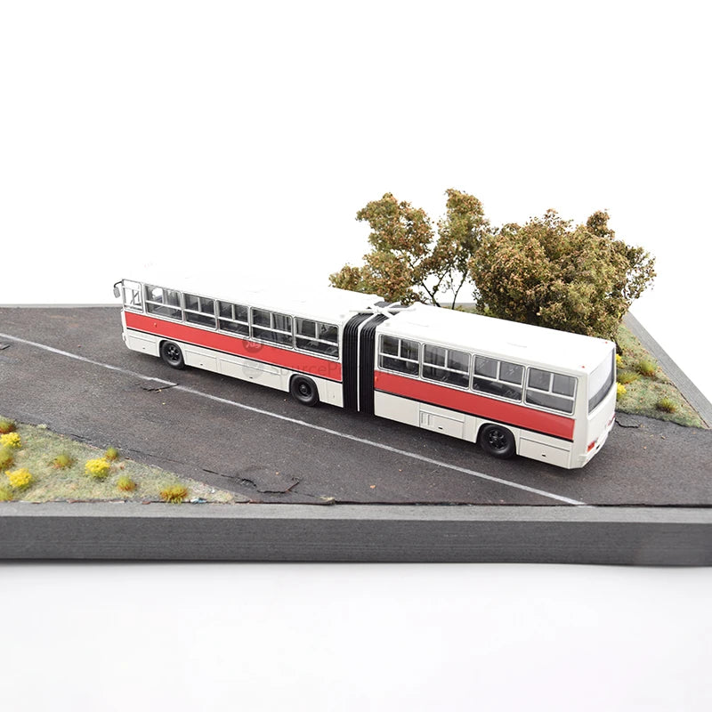 Bus hongrois vintage en métal moulé sous pression, modèle Ikarus 280, rouge et blanc, URSS d'origine, échelle 1:43, nouveau, 900513
