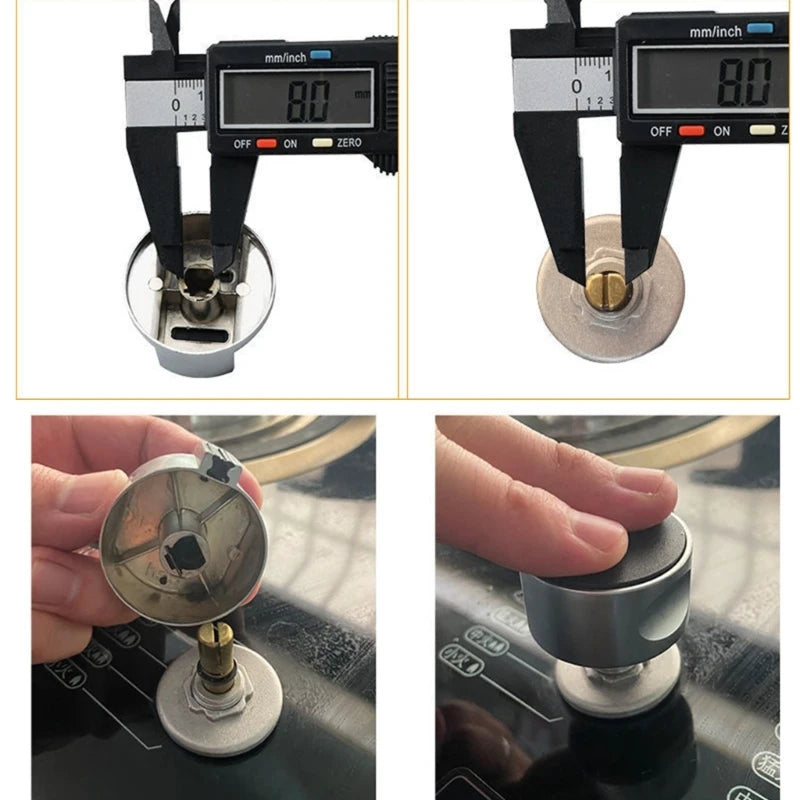 Lèvent Commande Universels en Métal, Accessoires Remplacement pour Cuisinière à Gaz, Livraison Directe, 4 Pièces