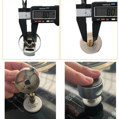 Lèvent Commande Universels en Métal, Accessoires Remplacement pour Cuisinière à Gaz, Livraison Directe, 4 Pièces