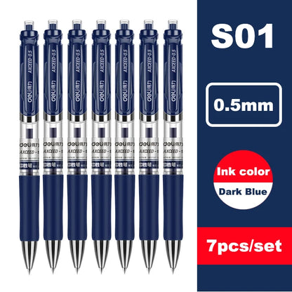 Deli-Ensemble de stylos à bille rétractables Bullet Gel