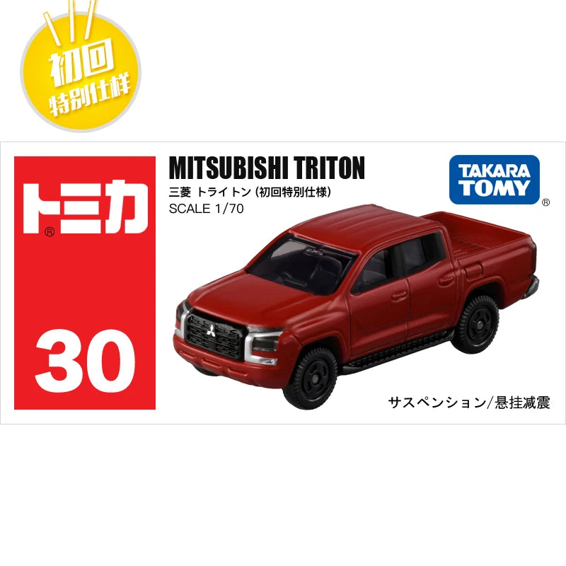 Takara Tomy Tomica voiture No.30 Mitsubishi Triton garçons jouets véhicule 1/70 véhicules moulés sous pression modèle cadeau d'anniversaire