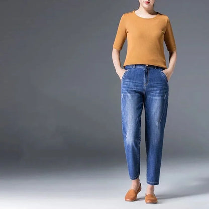Jeans surdimensionnés taille haute pour femmes, pantalons en denim, pantalons droits décontractés, jambe large, mode streetwear coréenne, printemps, automne, nouveau