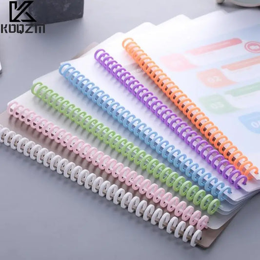 Clips de Reliure à Spirale pour Album de Scrapbooking, 10 Pièces, 30 Trous, Anneau de Vache, Feuille de Papier, Format A4