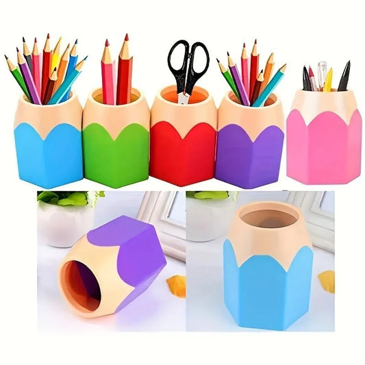 Porte-stylos en forme de crayon 5 pièces