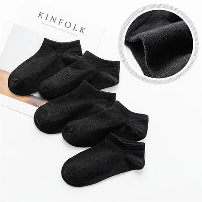 5 paires/lot enfants chaussettes garçon fille coton mode respirant maille chaussettes printemps été haute qualité 1-12 ans enfants cadeaux d'anniversaire