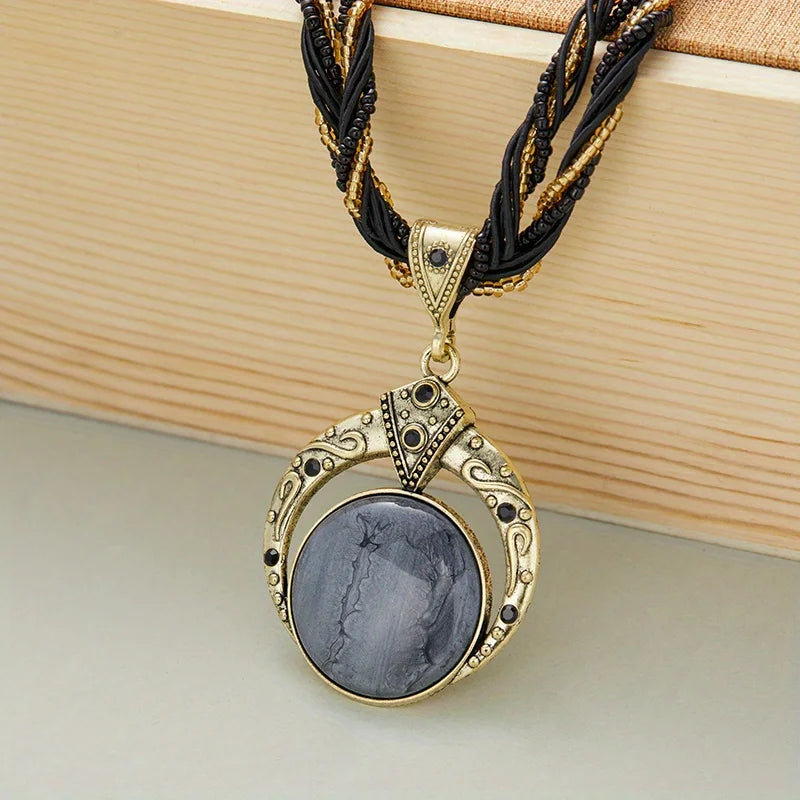 Collier pendentif de Style ethnique Vintage, 1 pièce, bijoux, cadeau de fête