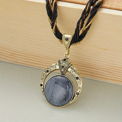 Collier pendentif de Style ethnique Vintage, 1 pièce, bijoux, cadeau de fête