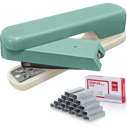 1 ensemble d'agrafeuses de bureau rotatives, capacité de 20 feuilles, Rotation à 360 degrés pour livret ou reliure de livres,