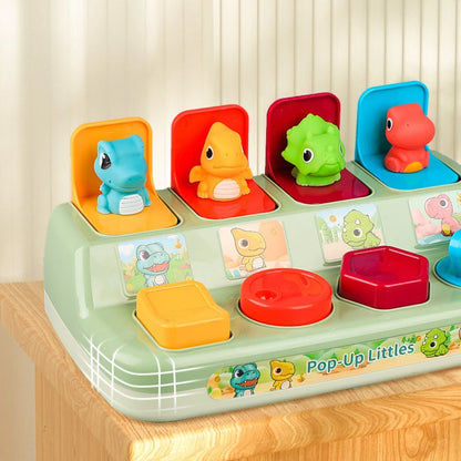 Jouet animaux Pop-Up Montessori pour bébé, jouets sensoriels interactifs pour tout-petits, jouet éducatif de développement pour garçons et filles de 6 à 12 mois