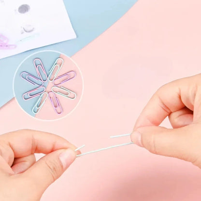 Trombones pour documents Morandi, fournitures de reliure à clip en métal, papier de test étudiant, classeur de factures, évaluaOffice, 28mm, 100 pièces par boîte