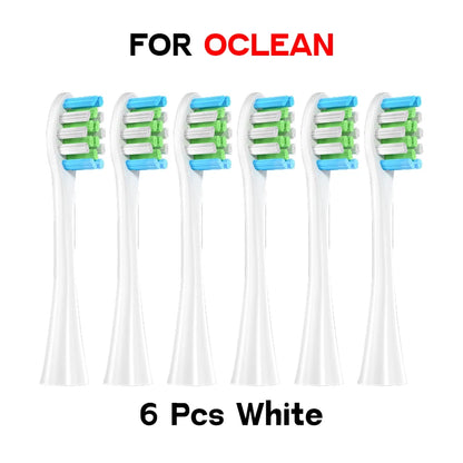 Têtes de brosse à dents de rechange, 10 pièces, pour Oclean, gamme complète, buses DuPont souples, scellées sous vide, emballées
