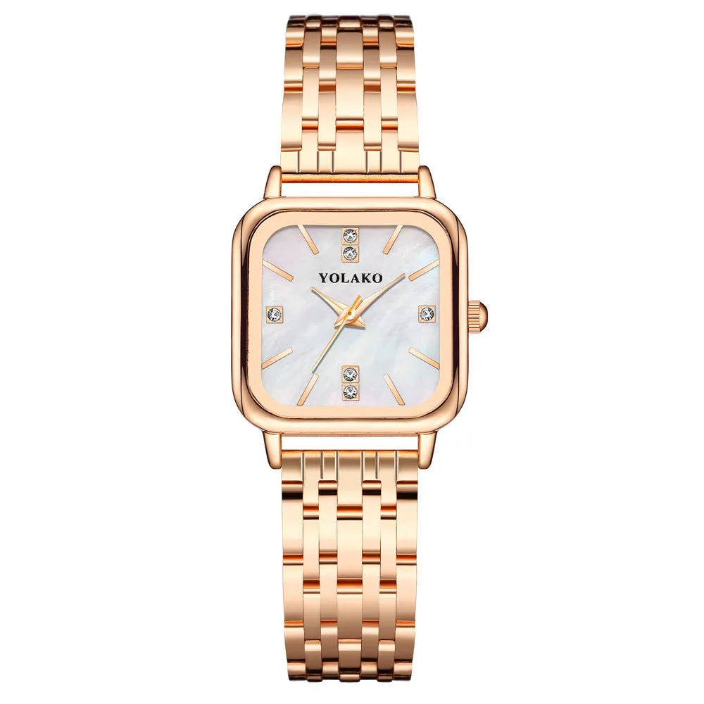 MAYZHISU-Montres simples pour femmes, montre fine rétro, montre-bracelet de luxe à quartz