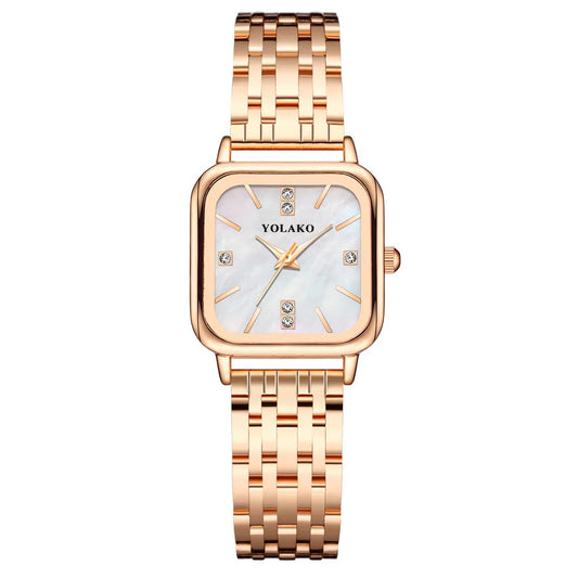 MAYZHISU-Montres simples pour femmes, montre fine rétro, montre-bracelet de luxe à quartz