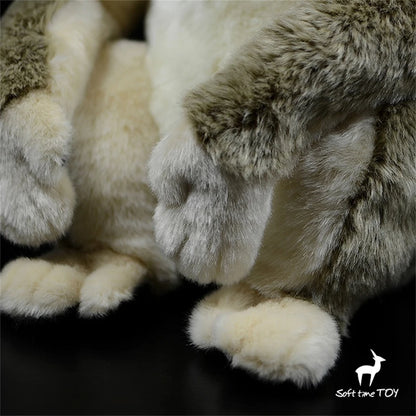 Sirène dorée haute fidélité, dessin animé mignon, singe à nez snub, jouets en peluche, animaux réalistes, Simulation, poupée en peluche, cadeaux Kawai