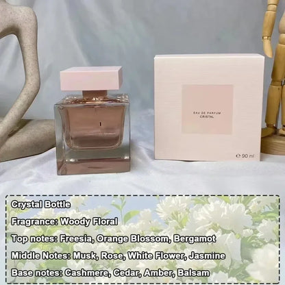 Parfum femme 90ml longue durée Woody Floral Eau De Parfum EDP pur extrait De musc femme Parfum essentiel quotidien cadeau