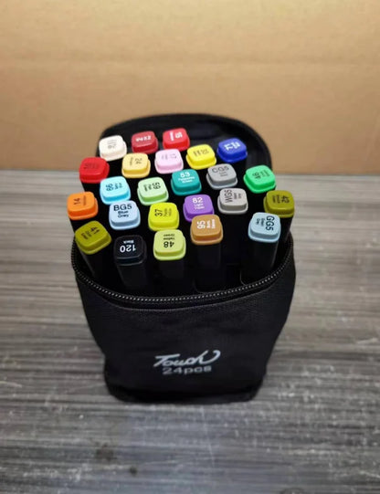 Ensemble de marqueurs artistiques de 12 à 36 couleurs,