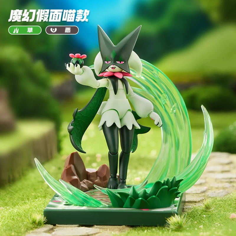 Bloc de construction Pokemon BLOKEES, Pikachu Eevee, écureuil, Charcadet, ronflex, Anime, ornements faits à la main, modèle de jouets, cadeau Surprise, nouvelle collection