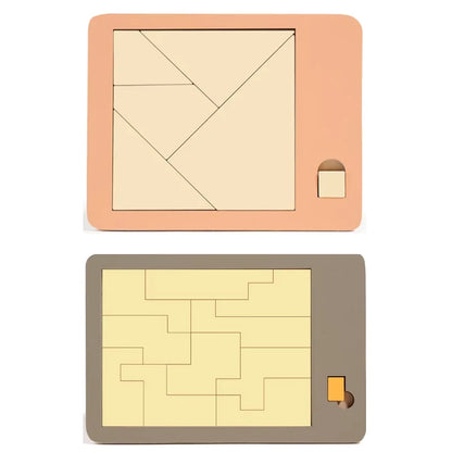 Puzzles géométriques en bois défi Impossible combustion du cerveau décompression qi esprit casse-tête pour adultes enfants