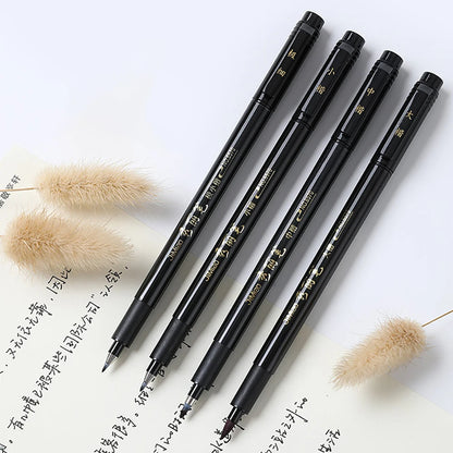 LIT-ONTNMA - Stylo de peinture de calligraphie, 4 pièces