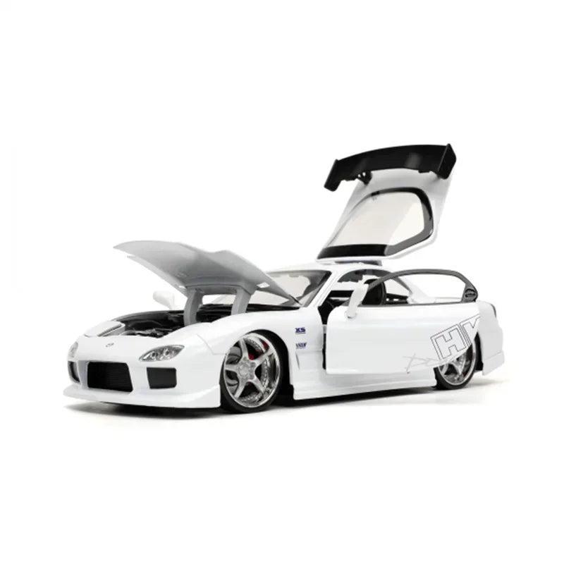 Jada 1:24 1993 Mazda RX-7 jas7 Haute Simulation Diecast Voiture En Alliage De Métal Modèle De Voiture Jouet Pour Enfants Cadeau Collection J214