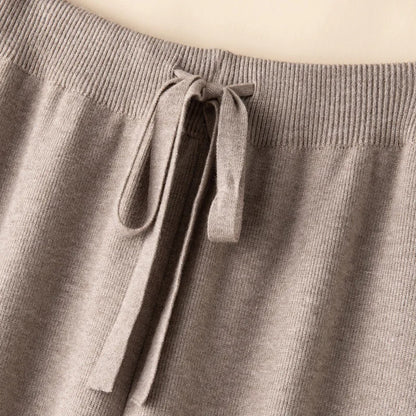 Optique-Pantalon Chic Basique pour Femme, Chaud, Décontracté, Doux, artificiel astique, Taille Haute, Mode Coréenne, Droit, Longueur Rinçage