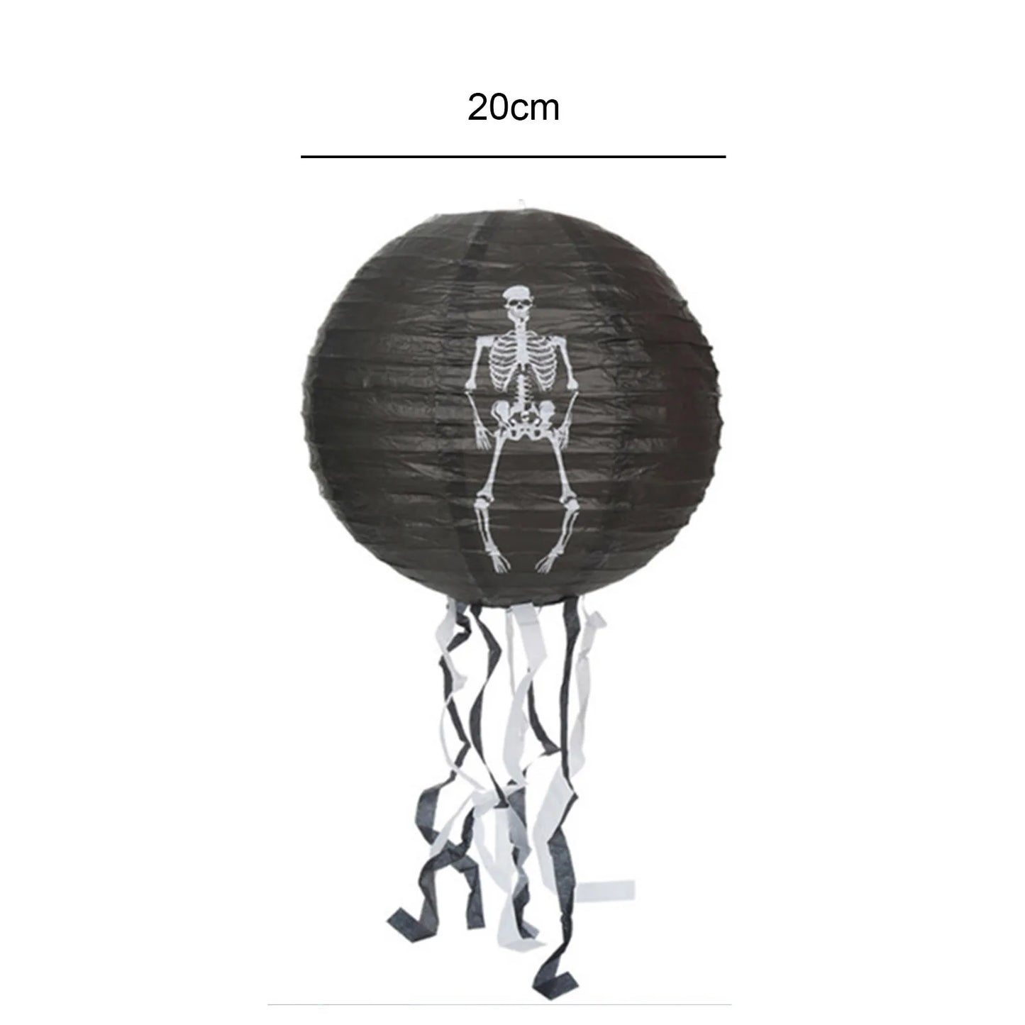 Lanterne en papier pour Halloween, Hangin, fantôme de face mignon, extérieur, décoration intérieure, festival, cadeaux de fête