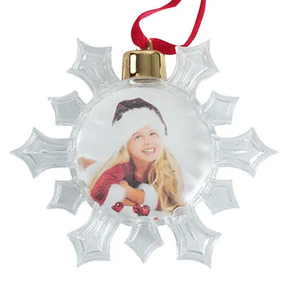 Cadres photo arbre de Noël, pendentif boule, décoration photo transparente remplissable, bricolage, escales festives, ornements de confrontation créatifs