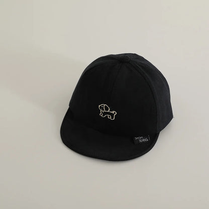 Casquette de baseball brodée de dessin animé pour enfants, casquettes à visière respirante, chapeau de chien mignon, garçons et filles, nouvelle mode, automne 2024