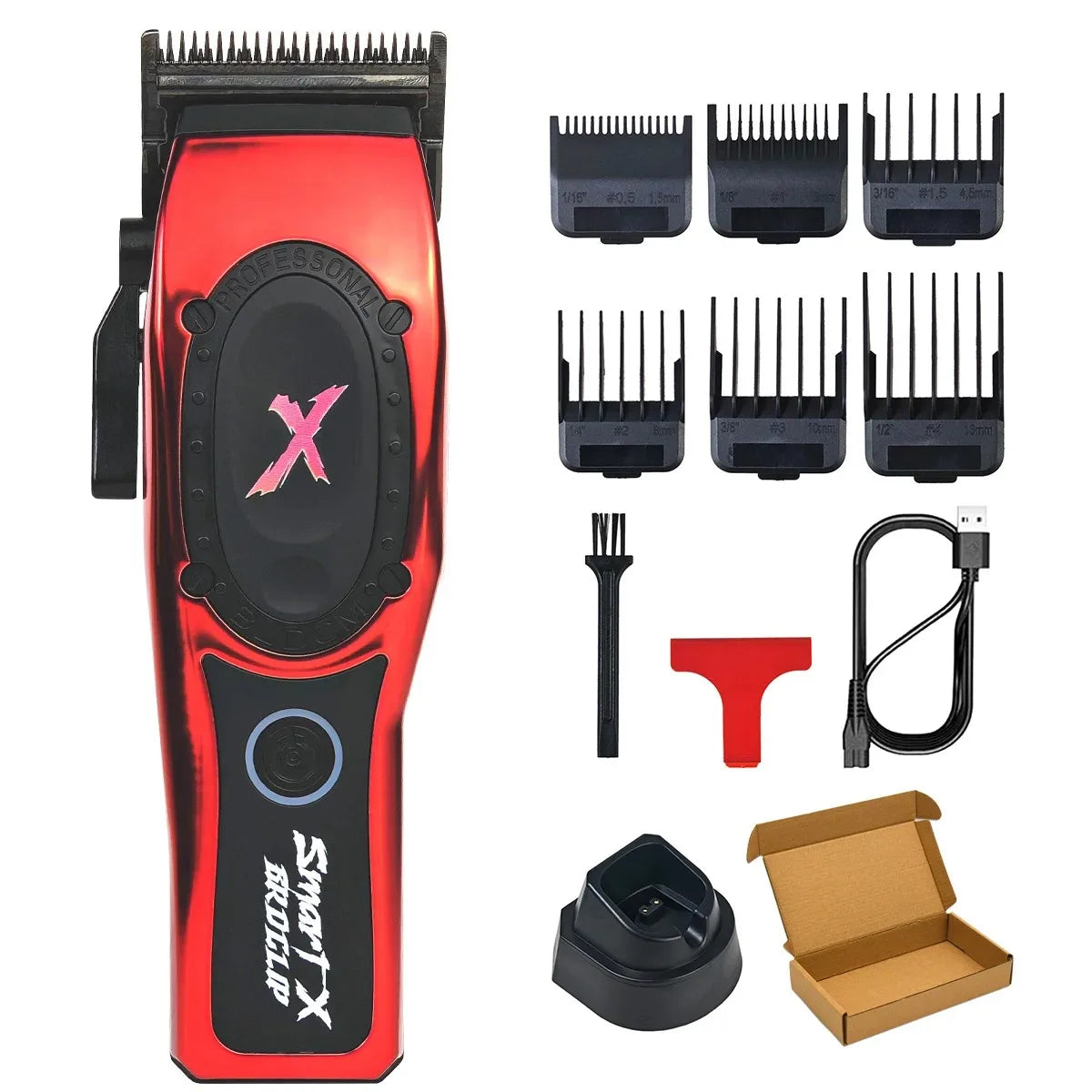 Tondeuse à cheveux électrique professionnelle, moteur sans balais, 7200 tr/min, rasoir électrique 7200 tr/min, 7500 tr/min, ensemble de machines de salon de coiffure