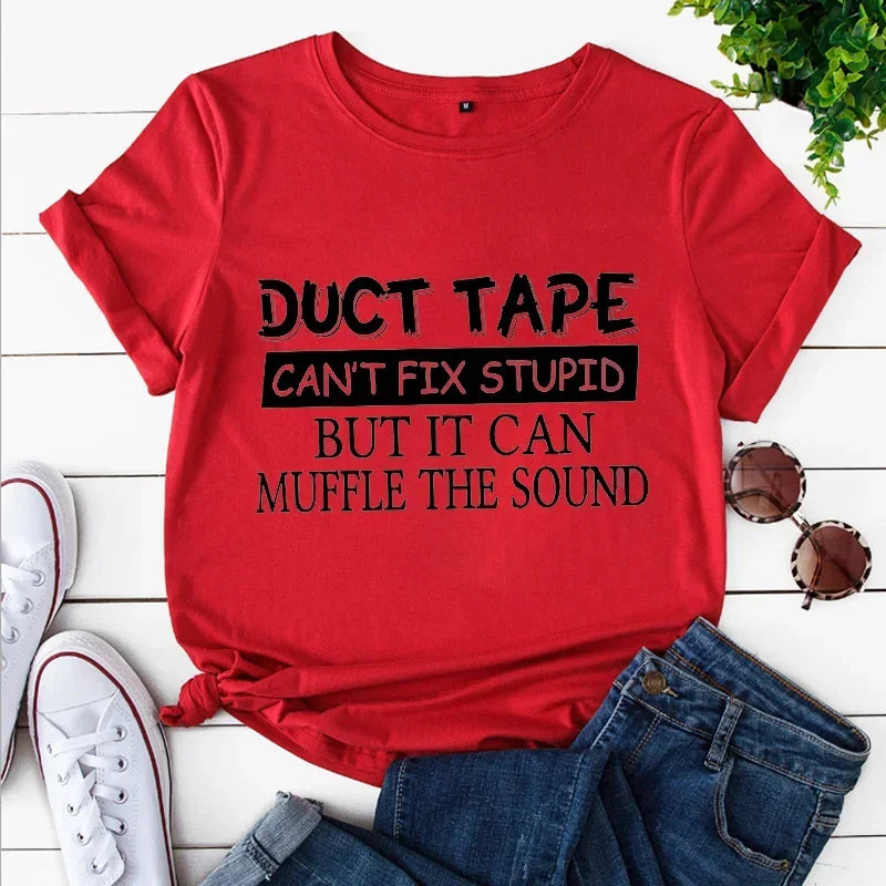 T-shirt humoristique pour femmes, Industries castique, humoristique, à la mode