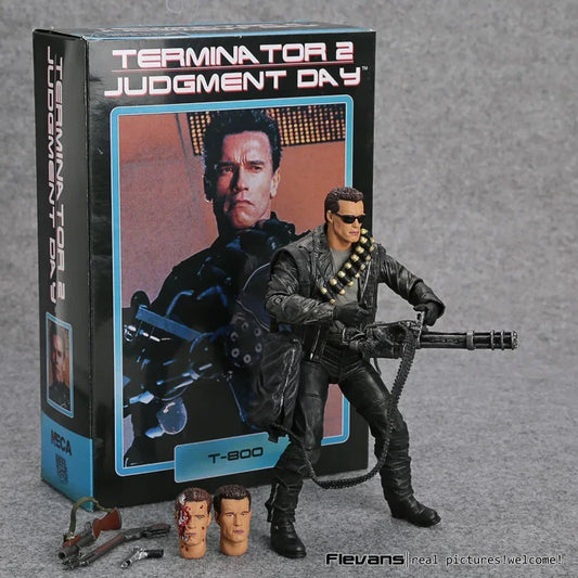 NECA Terminator 2: jour du jugement T-800 Arnold Schwarzenegger figurine en PVC modèle à collectionner jouet 7 "18 cm