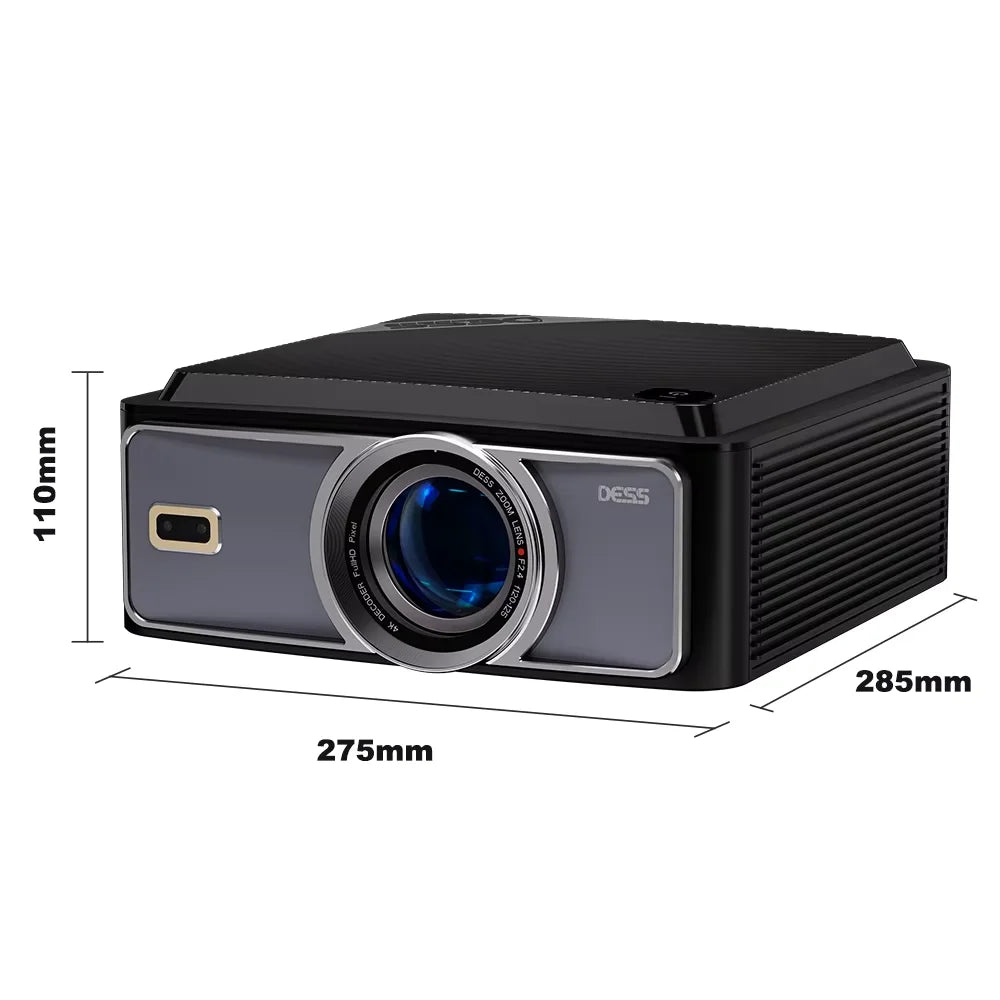 DESS projecteur Full HD 4K 1080P 2500NASI double bande Wifi 6 BT5.2 projecteur Portable bureau maison Android cinéma projecteur intelligent 3D